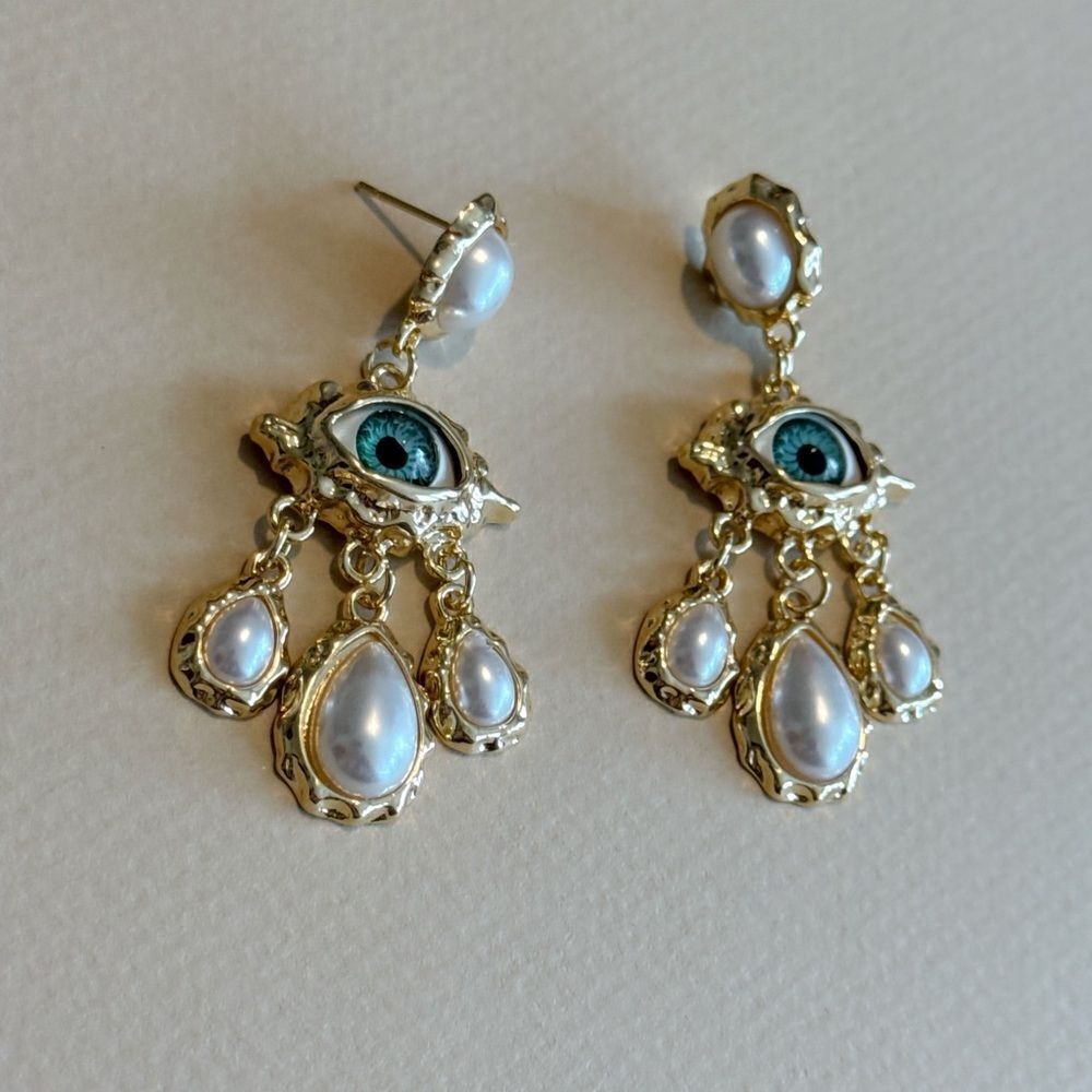 Eye earrings #1553 - Picture 3 of 4